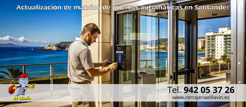 Actualización de mandos de puertas automáticas en Santander