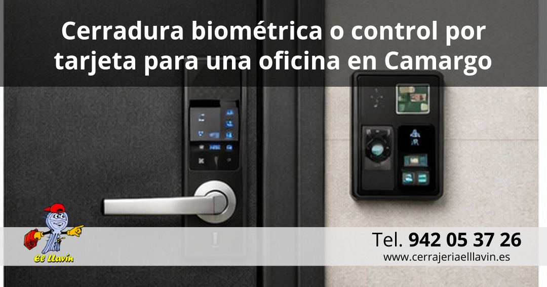 Cerradura biométrica o control por tarjeta para una oficina en Camargo Cerradura biométrica o control por tarjeta para una oficina en Camargo
