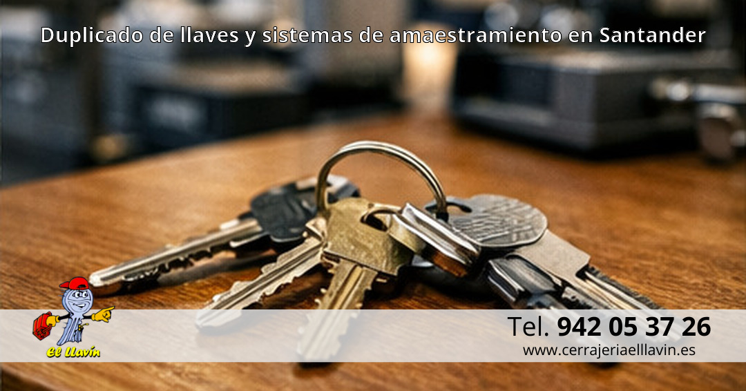 Duplicado de llaves y sistemas de amaestramiento en Santander