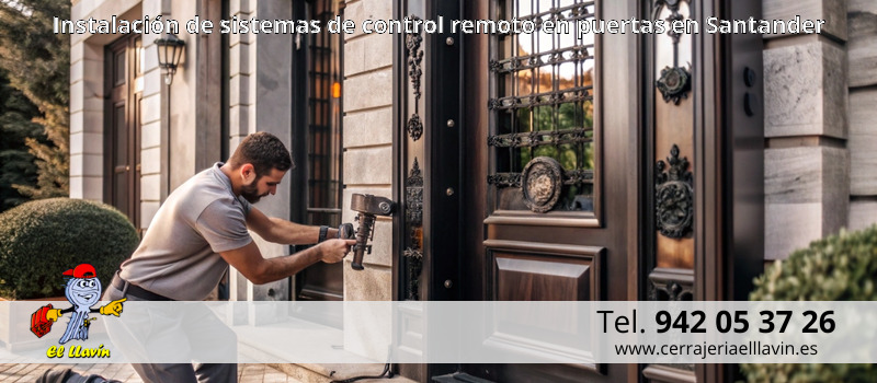 Instalación de sistemas de control remoto en puertas en Santander