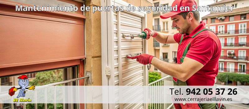 Mantenimiento de puertas de seguridad en Santander