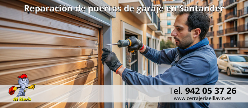 Reparación de puertas de garaje en Santander