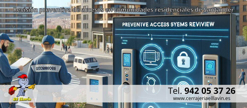 Revisión preventiva de accesos en comunidades residenciales de Santander